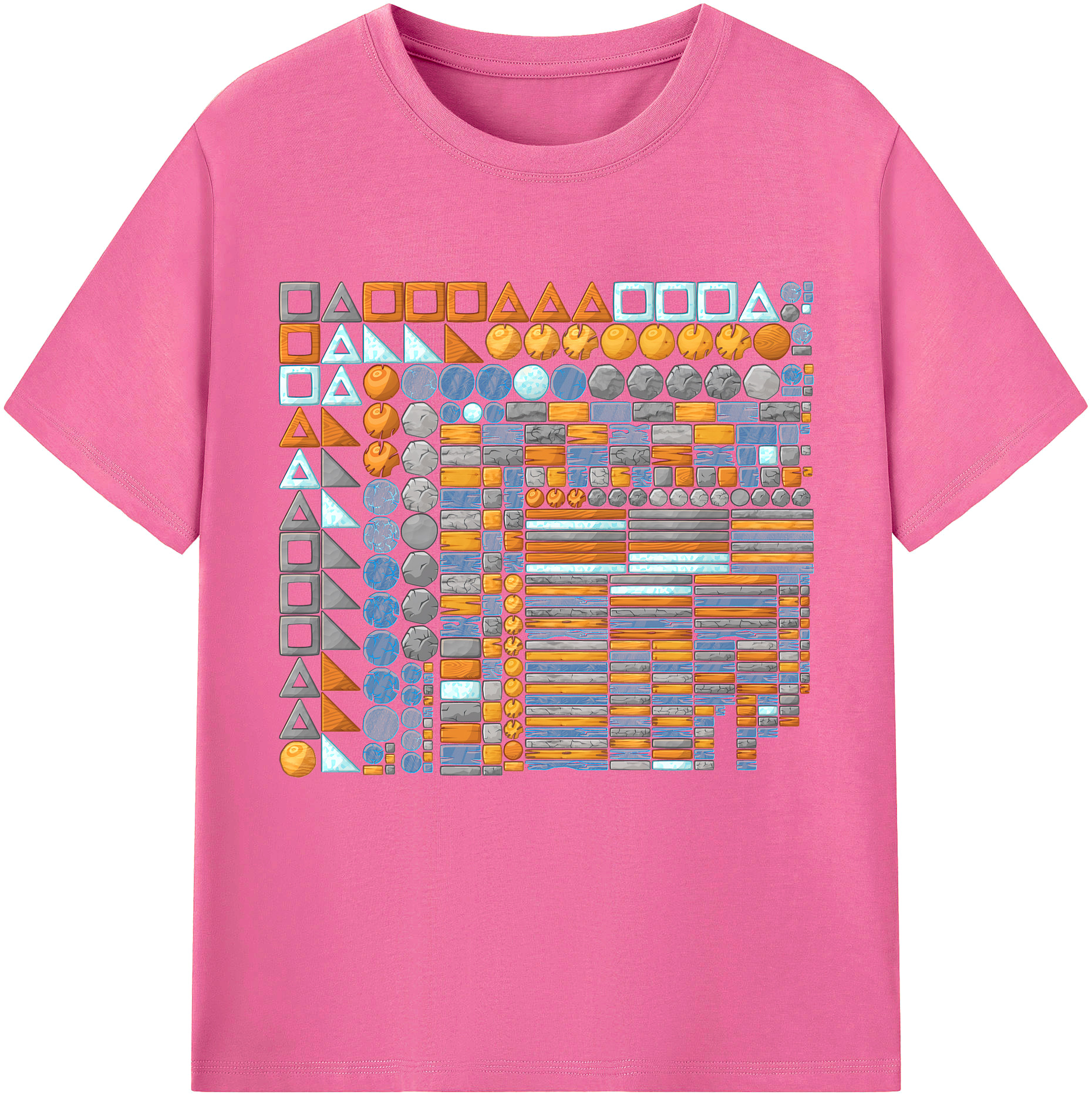 （画像用） Angry Birds アングリーバード レディースカジュアルプリントTシャツ（綿100％）